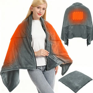 تعمل ببطارية USB تيار مستمر 12 فولت ببطانية رمي بطانية تدفئة من الفانيلا للشتاء تحافظ على التدفئة - Product Image 1