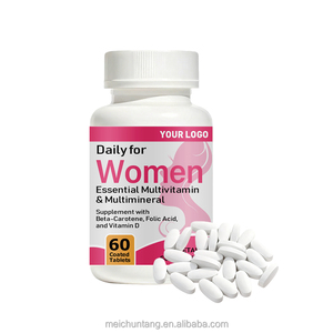 Suplemento multivitamínico y multimineral para mujer Estado de ánimo energético Cabello Piel Uñas Multivitamínico diario a B C <span class=keywords><strong>D</strong></span> E Zinc Calcio Más - Product Image 6