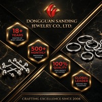 Cincin Hidung Titanium ASTM F136 Berlapis Elektroplating, Anting Tulang Telinga, Cincin Septum Tertutup, Perhiasan Tubuh untuk Kantor/Karir, Unisex