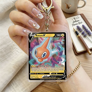 Llavero acrílico PTCG Pocket Elves en inglés, con diseños de <span class=keywords><strong>Charmander</strong></span> y Patito, colgante para bolso, regalo, varios diseños, venta al por mayor - Product Image 6