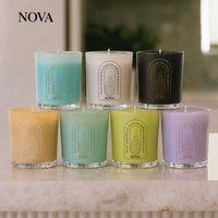 Bougie parfumée NOVA Luxury Soy Coconut Wax |   Barres d'aromathérapie artisanales de qualité supérieure, 100% biologiques, longue durée, pour Thanksgiving et Diwali