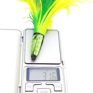 Oberrechts RJ320 Federn-Trollei-Köder 32 g Jig Fishing Köder Acrylkopf Oktopus-Rocken Maschine Köder <span class=keywords><strong>Marlin</strong></span>-Thunfisch-Köder - Product Image 5