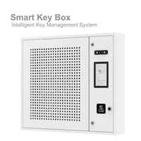 Gabinete de Llaves Inteligente con 80 Ranuras, Caja Fuerte con Control de Llaves RFID, Sistema Electrónico de Gestión de Llaves, Montaje en Pared, NFC, Huella Dactilar, Reconocimiento Facial