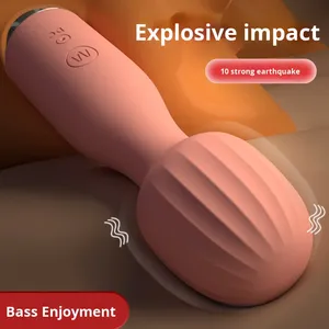 Ruyi Mini Leistungsstarker Wasserdichter USB-Aufladbarer AV-Vibrator für Frauen Sofortiger Höhepunkt Masturbator Kleiner Massagestab Erwachsenen-Sexspielzeug - Product Image 2