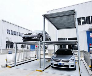 Tabitha – Nouveau monte-voiture vertical à double niveau, hydraulique, en acier, pour garage, modèle PJS-00, garantie 5 ans - Product Image 6