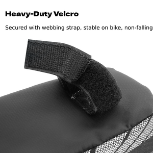 SAHOO Sacoche antichoc <span class=keywords><strong>pour</strong></span> tube supérieur de vélo 1L, sacoche de cadre <span class=keywords><strong>pour</strong></span> <span class=keywords><strong>smartphone</strong></span> à écran tactile OEM, support de téléphone avec coussinet EVA <span class=keywords><strong>pour</strong></span> cyclisme sur route en extérieur - Product Image 4