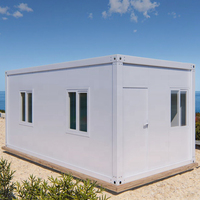 Maisons préfabriquées en conteneurs clés en main UPS New Tech 2025, conteneur maritime de 40 pieds, cadre de maison capsule, cuisine, salle de bain pour villa