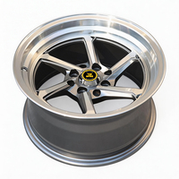 Jantes en alliage d'aluminium argentées de 15x8,0 pouces avec bord mécanique 4x100/114,3 CB73,1 ET0 pour voitures particulières