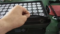 Projecteur LED d'extérieur 48x10W RGBW 4-en-1 IP65 pour entrepôt et scène, avec contrôle DMX et IRC 90
