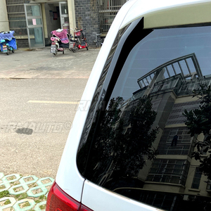 2 pièces, aileron arrière de voiture noir brillant, spoiler latéral pour Volkswagen Sharan 2011-2020, accessoires de voiture - Product Image 5