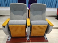 Chaises de théâtre d'église, meubles d'auditorium, chaise pliante avec table d'écriture