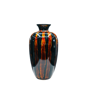 Elegant Handmade Lacquerware Vase with Exquisite Design Traditional Crafted Piece for Home Daily Use or Display Collection