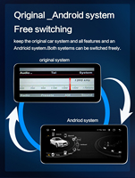 Autoradio Android 14 Lecteur Multimédia Automobile Audi A4 B8 A5 2009-2016 Système d'Écran Stéréo GPS Navi WIFI OBD2 Amplificateur RGB