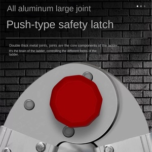 Échelle d'ingénierie multifonctionnelle en alliage d'<span class=keywords><strong>aluminium</strong></span> à chevrons, grande articulation, entièrement en <span class=keywords><strong>aluminium</strong></span>, vente en gros d'usine - Product Image 2