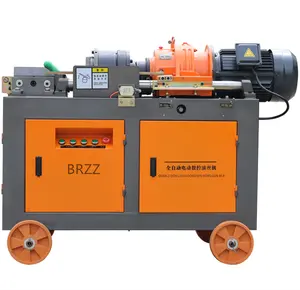 Source factory supply rebar thread rolling machine electric fully automatic bar threading making machine