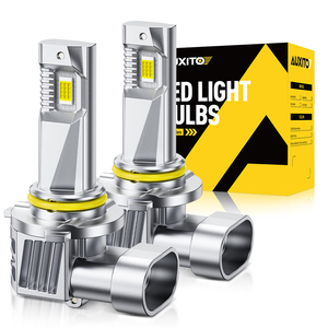 Ampoules de phares LED pour voiture AUXITO A1 9006 12V 20W 2500LM 6500K Blanc, remplacement des ampoules halogènes HID d'origine - Product Image 4