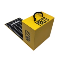 Boîtes à chapeaux en carton de luxe pliables, emballage cadeau pour casquette de baseball, boîte magnétique avec poignée