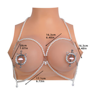 Pinze per capezzolo stimolare il seno femminile bondage gioco per le donne con 4 tipi indossabili capezzolo clip coppia giocare giocattoli SM - Product Image 6