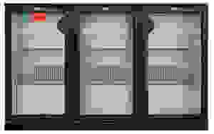 Enfriador de Bebidas con Puertas de Vidrio Templado, Descongelación Automática, Estantes Ajustables, Refrigerador de Cerveza Bajo Mostrador, 3 Puertas - Product Image 3