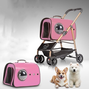 La migliore vendita di grandi dimensioni cane pieghevole passeggino di lusso impermeabile Pet trasportino da viaggio in vendita caldo <span class=keywords><strong>per</strong></span> i gatti - Product Image 4
