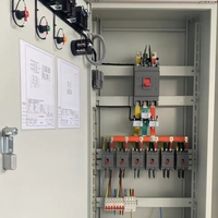 Armoire de distribution principale LV triphasée avec disjoncteurs, barres omnibus et tableau de connexion, appareillage de commutation sur pied pour poste de transformation d'usine et contrôle de puissance