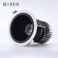 Spot COB 40W réglable pour bureau et hôtel Spot LED encastré au plafond