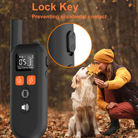 Intelligentes Fernbedienungs-Hundetrainingshalsband TPU Anti-Bell-Halsband Sicher IP67 Wasserdicht Wiederaufladbar Elektrischer Schock für Verhaltenskorrektur
