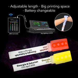 Pulsera de Tela LED Cómoda con Batería, Control Remoto, para Control de <span class=keywords><strong>Entradas</strong></span> y Verificación de Boletos - Product Image 6