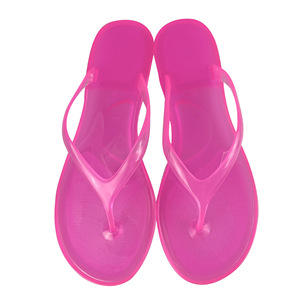Sandales de plage pour femmes, style coréen, transparentes, légères, à bout fermé, avec empeigne en tricot respirant et fermeture à bride, semelle extérieure en plastique - Product Image 4