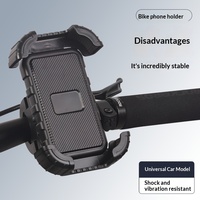 Support de téléphone étanche et antichoc pour trottinette électrique, moto, pare-soleil, fixation sur guidon, pour livreurs, fixation voiture