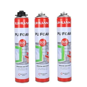 Trung Quốc Nhà sản xuất giá tốt niêm phong cửa và cửa sổ phun hóa chất lỏng cứng Polyurethane bọt 750ml PU bọt