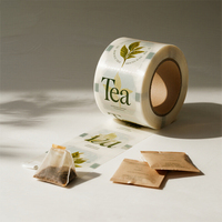 Feuille d'aluminium imprimée personnalisée Matcha alimentaire emballage feuilles de thé laminées sacs rouleau de film pour café thé Sachet film d'emballage
