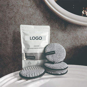 Tampons démaquillants réutilisables en microfibre pour 3 jours, éponges nettoyantes lavables pour le visage, pour tous types de peau, GZ RTS, commande en gros mixte - Product Image 2
