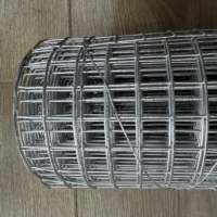 Rouleau de grillage soudé galvanisé à chaud anti-corrosion, robuste, pour cages à poulets et élevage de bétail