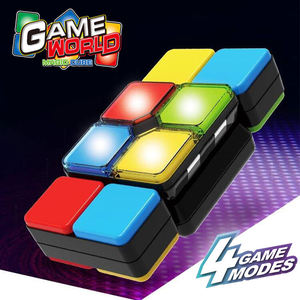 Cube musical multifonctionnel intelligent, cube de puzzle à déformation magique, jouet anti-stress, cube lumineux LED, jeu de mémoire électronique - Product Image 3