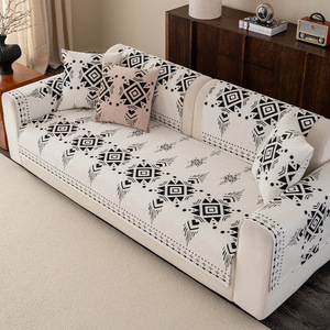 <b>Pet</b> <b>Sofa</b> Cushion Geometric Pattern 145-185Cm Anti-Slip <b>Sofa</b> Cover Dust Cover Air Conditioner Cover - Product Image 5