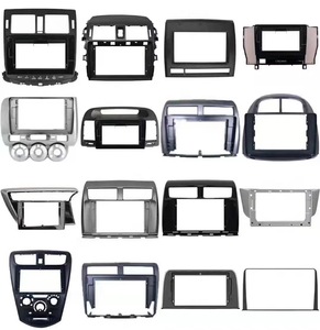 Accessoires auto universels pour voitures, moniteur vidéo de voiture, cadre Fascia, navigation, tableau de bord android, lecteur dvd, panneau, <span class=keywords><strong>autoradio</strong></span>, stéréo - Product Image 1