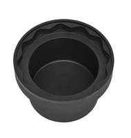 Clé à douille pour écrou d'essieu - 12 points - 105 mm - 110 mm pour camion IVECO - Outil de réparation de camion professionnel - Matériau en acier au carbone durable