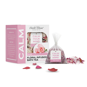 OEM/ODM Großhandel Florale Kräuter Rosa Luxus Lavendel Rosen Badesalz Bade-Teebeutel Verpackung mit Blumen - Product Image 2