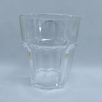 200ml Gelas Plastik Oktagon Klasik yang Dapat Ditumpuk - Ramah Lingkungan untuk Restoran, Bar, Kafe, Hotel & Perlengkapan Katering