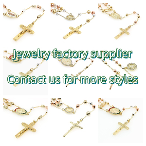 Wholesale Catholic <strong>Prayers</strong> Stainless Steel with Virgin Mary Engraved Religious Women Necklace <strong>Rosary</strong>