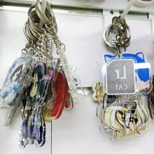 Promotion Porte-clés en plastique de dessin animé, logo vierge à imprimer, porte-clés shaker Kawaii personnalisés - Product Image 6