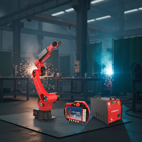 Robot de soudage industriel à 6 axes BORUNTE |   Contrôlé par PLC |   Moteur |   Portée de 1600 mm |   Précision de 0,05 mm |   Soudage au laser du métal