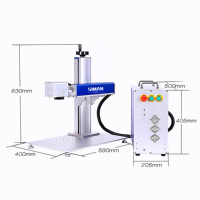 Macchina per Marcatura Laser a Fibra Mopa JPT da 100W 200W 300W con Supporto Software Lightburn per Incisione Veloce