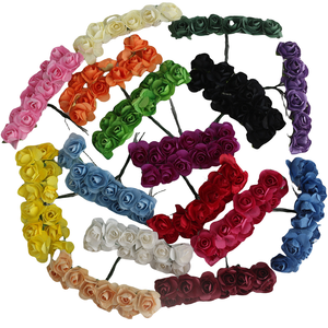 2cm 144PCS Handmade Paper <strong>Flowers</strong> for <strong>Sugar</strong> Box Packaging, Wedding Party Decorations, Elegant Craft Gift - Product Image 6