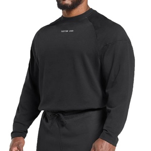 เสื้อยืดผ้าฝ้ายขายส่ง แบบลำลองสำหรับผู้ชาย ดีไซน์เรียบง่าย ใส่สบาย แขนยาว ทรงหลวม เหมาะสำหรับฤดูใบไม้ร่วง - Product Image 3