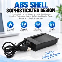Lecteur-graveur de microchip pour animaux ISO11784 134,2 kHz FDX-B, scanner RFID portable USB pour animaux de compagnie, suivi d'identification pour clinique vétérinaire