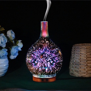 Trending New Glass Incense Purification <b>Diffuser</b> Night Light Essential Oil Atomizing Luxury Electric <b>Diffuser</b> for Home Office - Product Image 2