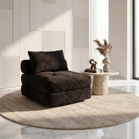 Canapé d'angle moderne carré rembourré en mousse compressée confortable, emballé sous vide, en tissu, pour appartement, hôtel, villa, salon
