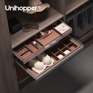 Unihopper Venka Loạt Tủ Quần Áo Tổ Chức Kéo ra Da Phẳng Hộp Lưu Trữ Cho Tủ Quần Áo Phụ Kiện - Product Image 3